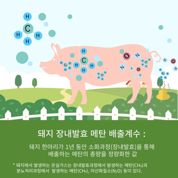 돼지 메탄배출계수 관련 이미지
