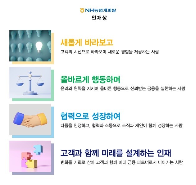 NH농협캐피탈, '새로운 인재상' 선포