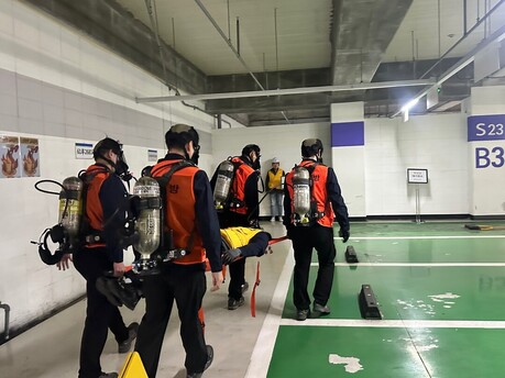 2026년 가락시장 밀폐공간 긴급 구조훈련 실시